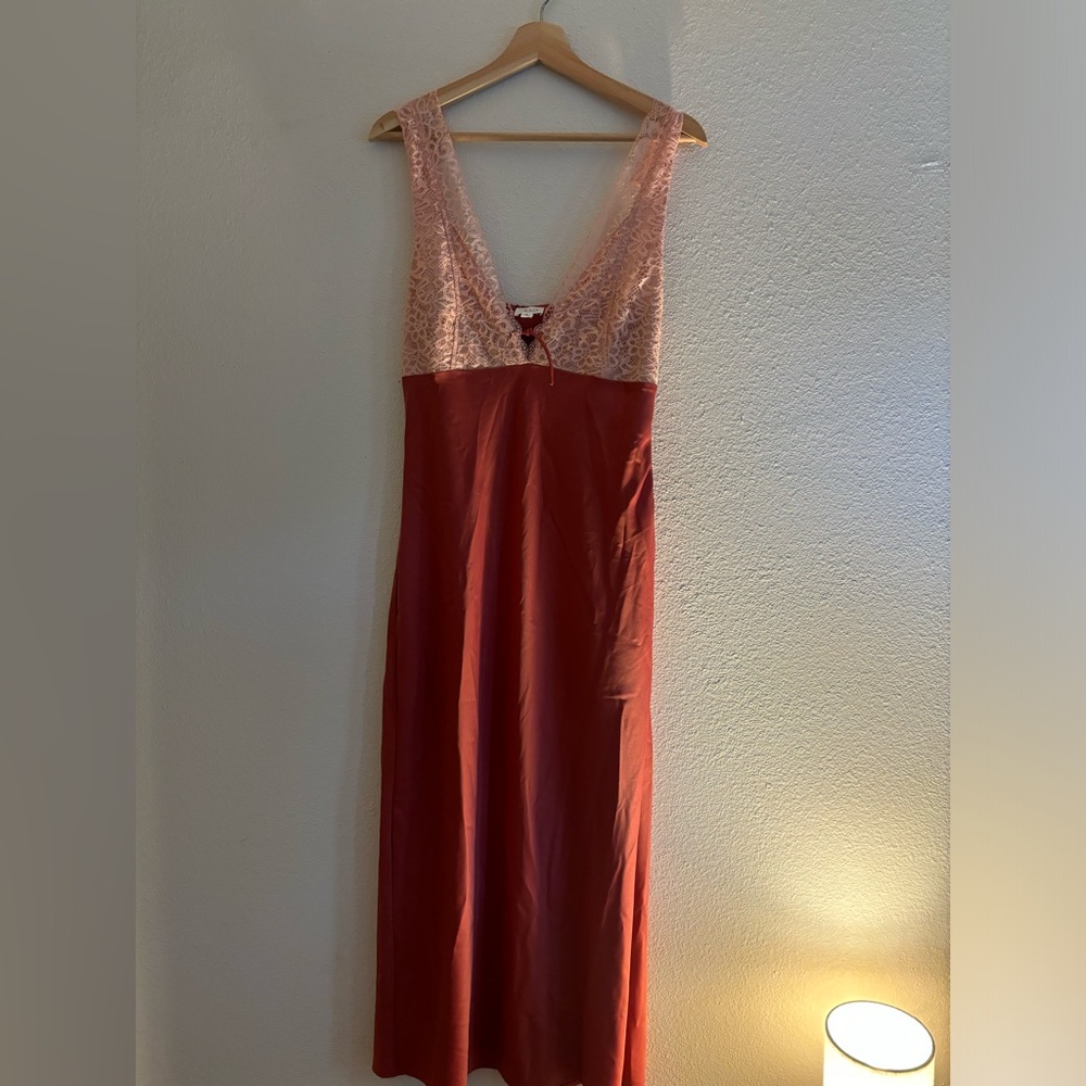 Brand New Dark Rose Lace Maxi Dress, with original boutique tags!!